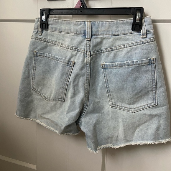 High Rise Denim Shorts - Picture 2 of 2